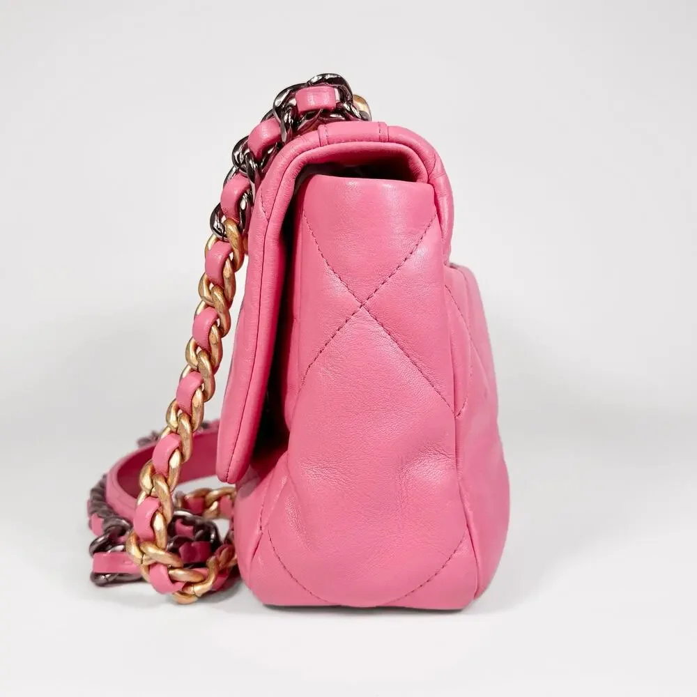 Chanel Quilted Lambskin Medium 19 Flap Bag